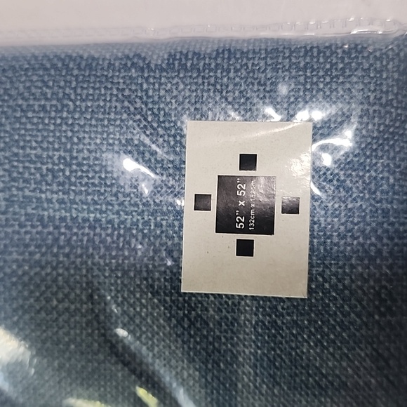 Heavy Weight Vinyl Table Cloth with Soft Backing 52X52 - Picture 2 of 4